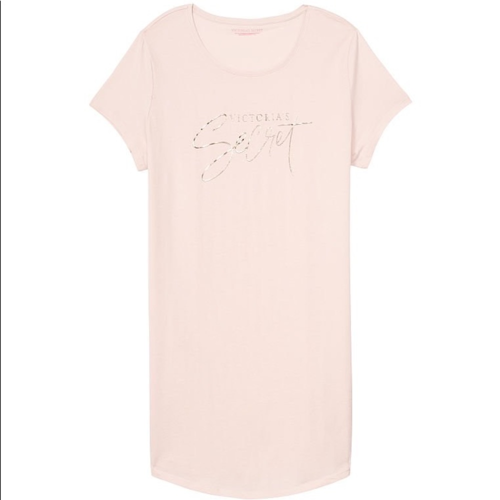 NWT Victoria’s Secret Pink Pima Cotton Sleep shirt - Picture 4 of 5
